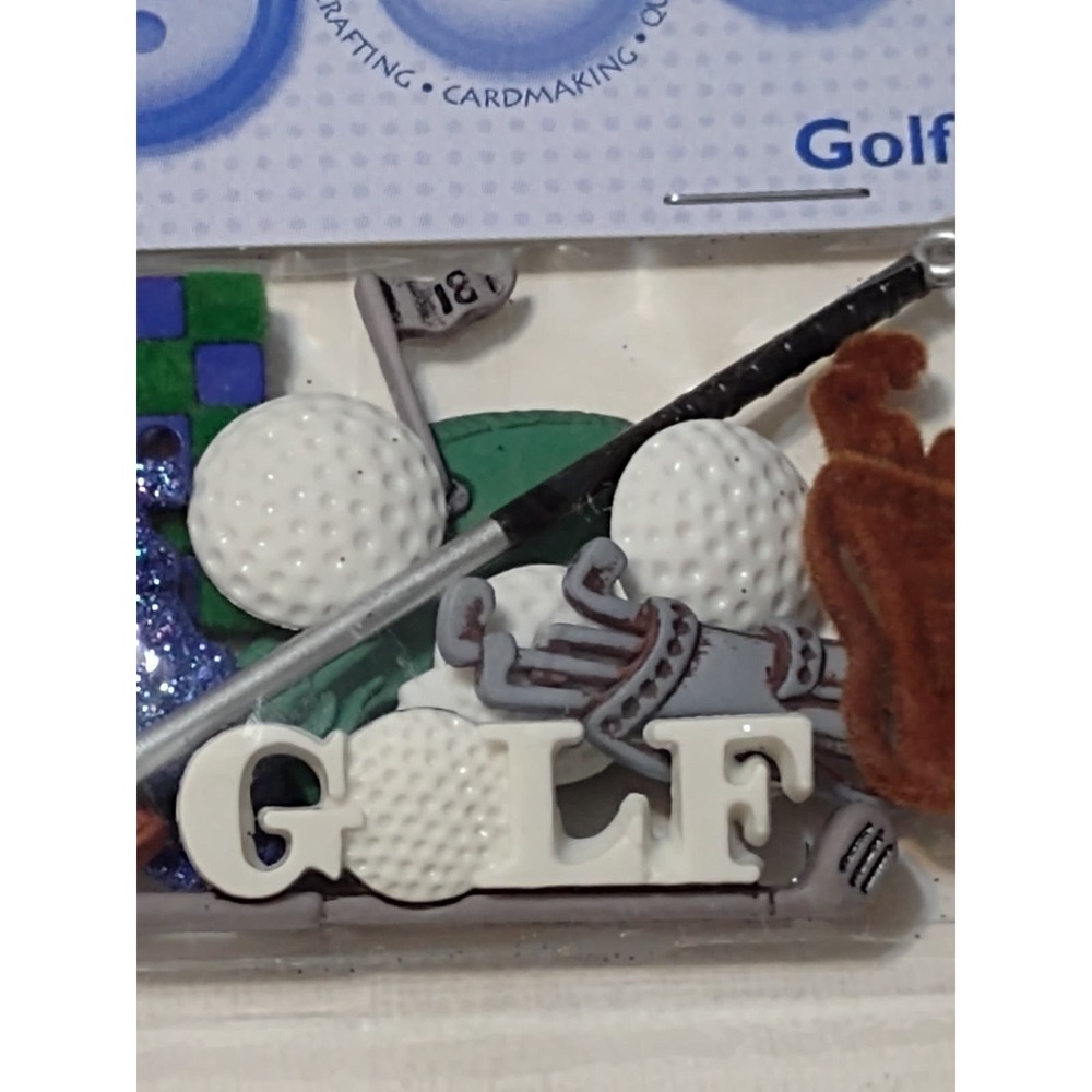 Dress it up golf buttons for crafting
